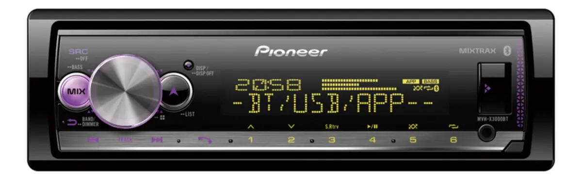Pioneer MVH X3000BT